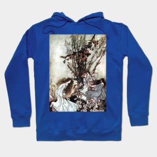 Dancing Fairies - Peter Pan at Kensington Gardens - Arthur Rackham Hoodie